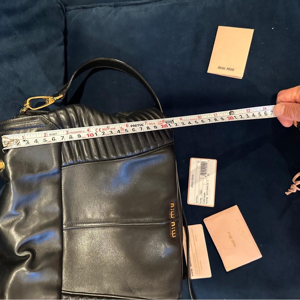 Black Friday Price Miu Miu 100% Authentic Large 3… - image 8